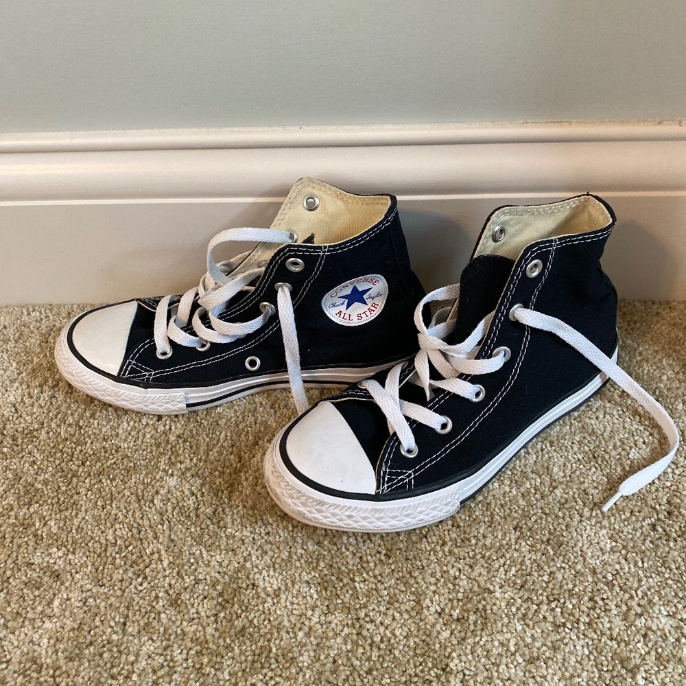 black high top Converse